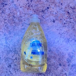 Lemon dawn dish soap yellow
